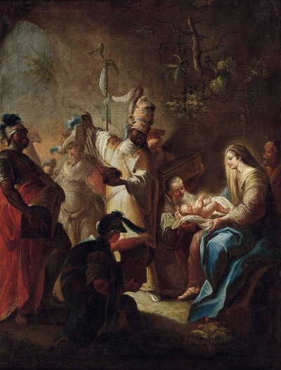The Adoration of the Magi by School of Johann Evangelist Holzer